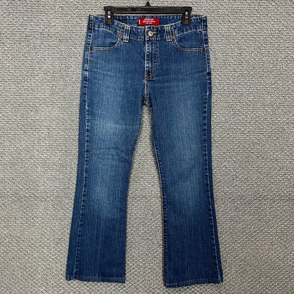Levi's Denim - Levi's 525 Jeans Boot Cut Stretch Women's Size 10 Mid Rise Blue 28.5 in Inseam